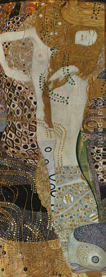 Gustav Klimt : Sea Serpents
